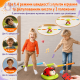 Інтерактивна гра тренажер Сонечко 3в1 Not Only Toys — стрибки, кільцекид, ракета