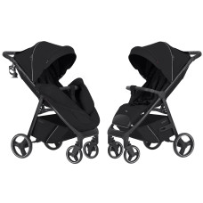 Прогулянкова коляска CARRELLO Bravo CRL-8512 BF Pure Black