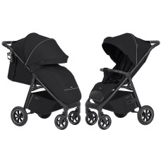 Прогулянкова коляска CARRELLO Bravo CRL-5512 Pure Black NF