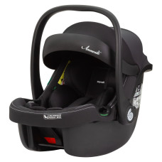 Автокрісло+база CARRELLO Ammonite CRL-8801+CRL-8802 Absolute Black i-Size 40-87см ISOFIX