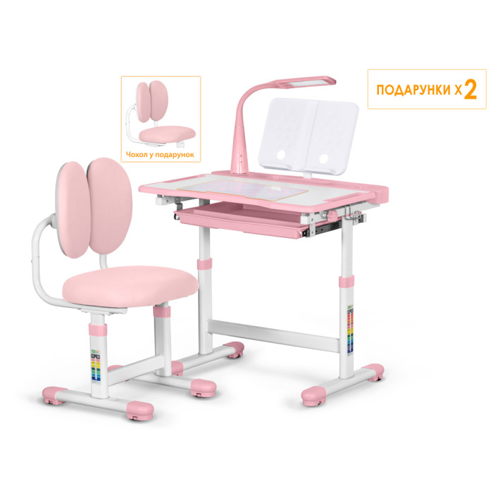 Комплект парта і крісло Evo-Kids BD-20 PN