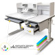 Дитячий стіл Mealux Sherwood XL Multicolor Energy Max