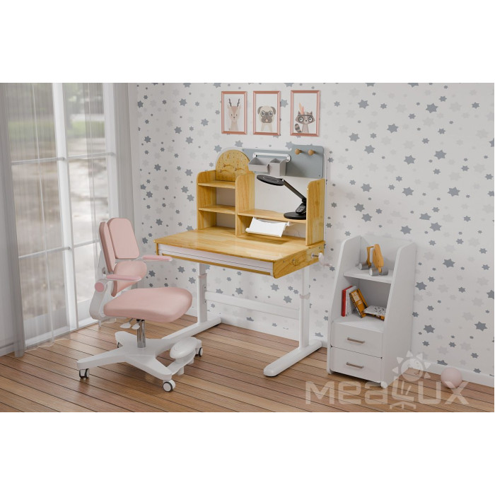 Тумбочка Mealux BD-C12 White з надбудовою  - колір білий