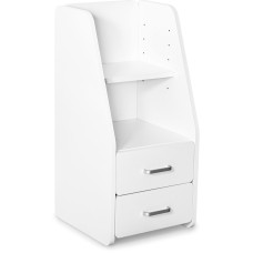Тумбочка Mealux BD-C12 White з надбудовою  - колір білий