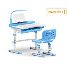 Комплект парта і стілець Evo-kids Evo-18 (з лампою)