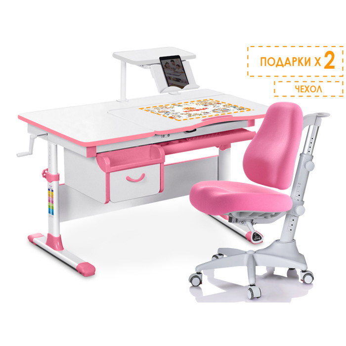 Комплект парта і крісло Evo-kids Evo-40 New