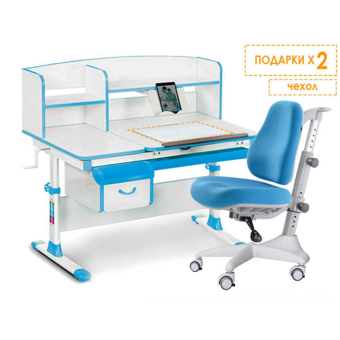 Комплект парта і крісло Evo-kids Evo-50 New