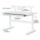 Дитячий стіл ErgoKids TH-215 з полицею S50 XL White