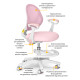Дитяче крісло Evo-kids Mio Air Pink  - оббивка рожева однотонна