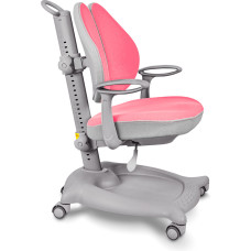 Крісло дитяче ErgoKids GT Y-404 ortopedic pink - оббивка рожева однотонна