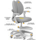 Дитяче крісло Mealux Sprint Duo Grey  - оббивка сіра однотонна