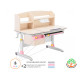 Дитячий стіл ErgoKids Romana MG Multicolor  - стільниця клен / накладки на ніжках сірі