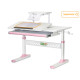 Дитячий стіл ErgoKids TH-310 з полицею S30 Pink