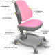Крісло дитяче ErgoKids GT Y-402 ortopedic pink - оббивка рожева однотонна