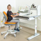 Дитяче крісло ErgoKids Mio Classic Orange  - оббивка помаранчева однотонна