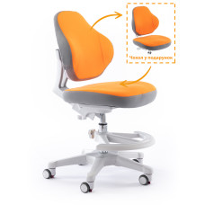 Дитяче крісло ErgoKids Mio Classic Orange  - оббивка помаранчева однотонна