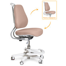 Дитяче крісло Evo-Kids Mio Ergo Lite Brown  - оббивка однотонна коричнева