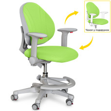 Дитяче крісло Evo-kids Mio KZ  - оббивка зелена однотонна