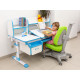 Дитячий стіл Evo-kids (стіл+ящик+полиця) Evo-50 Z (Green) - стільниця біла / колір пластика зелений