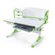 Стіл Evo-kids Aivengo (L) Green  - стільниця біла / ніжки білі з зеленим