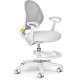 Дитяче крісло Evo-kids Mio Air Grey  - оббивка сіра однотонна
