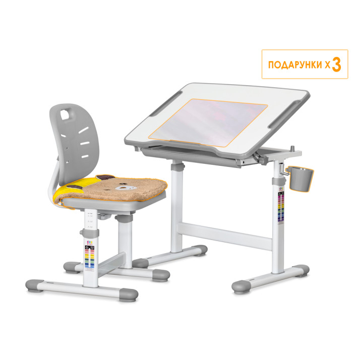 Комплект парта і стілець Evo-kids Evo-06 Ergo