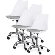 Комплект (4шт) крісло Evo-Kids Capri White / Grey (арт H-231 W/G-Х4)