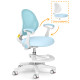 Дитяче крісло Evo-kids Mio Air Blue  - оббивка блакитна однотонна