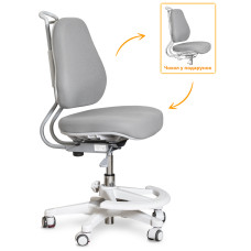 Дитяче крісло Evo-Kids Mio Ergo Lite Grey  - оббивка сіра однотонна