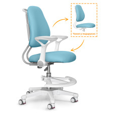 Дитяче крісло ErgoKids Mio Ergo Blue  - оббивка блакитна однотонна
