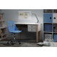Комплект (2шт) дитячих крісел Evo-Kids Indigo Blue (арт H-232 BL/BL-Х2) - пластик блакитний / блакитна подушка
