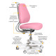 Дитяче крісло Evo-Kids Mio Ergo Lite Pink  - оббивка рожева однотонна