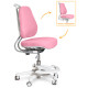 Дитяче крісло Evo-Kids Mio Ergo Lite Pink  - оббивка рожева однотонна