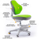 Дитяче крісло ErgoKids Mio Classic Green  - оббивка зелена однотонна