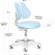 Дитяче крісло Evo-kids Mio Lite Blue  - оббивка блакитна однотонна