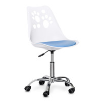 Кресло Hommex Dingo White / Blue (арт H-232 W/BL MR)