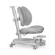 Дитяче крісло Mealux Ortoback Duo Base Grey  - оббивка сіра однотонна
