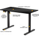 Стіл Mealux PowerDesk Lite Black з електрорегулюванням висоти