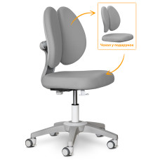 Дитяче крісло Mealux Sprint Duo Lite Grey  - оббивка сіра однотонна