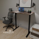 Стіл Mealux PowerDesk Lite Walnut з електрорегулюванням висоти