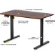 Стіл Mealux PowerDesk Lite Walnut з електрорегулюванням висоти