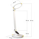 Лампа світлодіодна Mealux DL-410 White  - колір пластику білий