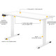 Стіл Mealux PowerDesk Duo White