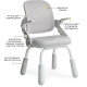Дитяче крісло Mealux Neo Air Static Grey  - сіра оббивка