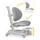 Дитяче крісло Mealux Ortoback Base Grey  - оббивка сіра однотонна