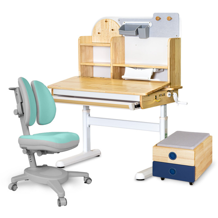 Комплект меблів (L) Mealux Timberdesk S (парта + крісло + тумба)