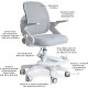 Крісло Mealux Neo Air Grey  - оббивка сіра однотонна