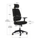 Крісло Mealux Leo Air Black