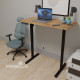 Стіл Mealux PowerDesk Lite Mahogany з електрорегулюванням висоти