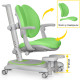 Дитяче крісло Mealux Ortoback Duo Plus Green  - оббивка зелена однотонна